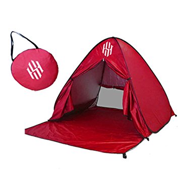 Pop Up Beach Tent – Portable Backyard, Swimming or Camping Outdoor Sun Shelter – UV Protection for Kids, Adults & Families – Lightweight, No Assembly Required T2