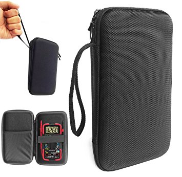FitSand (TM) Travel Zipper Portable Carry Protective Hard Case Cover Box for INNOVA 3320 Auto-Ranging Digital Multimeter