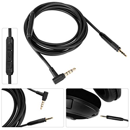 Bingle Replacement Audio Cable Cord for for Sennheiser HD598 / HD558 / HD518 / HD598 Cs / HD599 / HD569 / HD579 Headphones … (White)