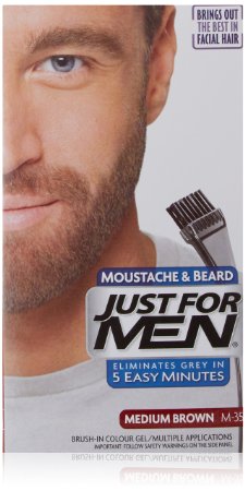 JUST FOR MEN M35 COLOUR GEL FOR BEARDS MOUSTACHES AND SIDEBURNS
