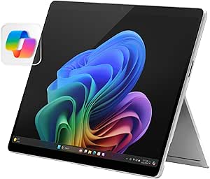 Microsoft Surface Pro 2-in-1 Laptop/Tablet (2024), Windows 11 Copilot  PC, 13" Touchscreen OLED Display, Snapdragon X Elite (12 Core), 32GB RAM, 1TB Storage, Platinum