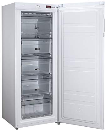 Russell Hobbs Freestanding 142cm Tall Freezer, A  Rating, 157 Litre Net Capacity, White, Reversible Door, RH55FZ142