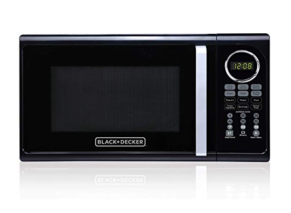 Black Decker EM925ACP-P2 0.9 Cu. Ft. Digital Microwave, Black