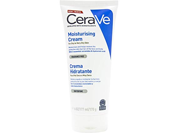 CeraVe Dry and Very Dry Skin Moisturizing Cream, 170 ml