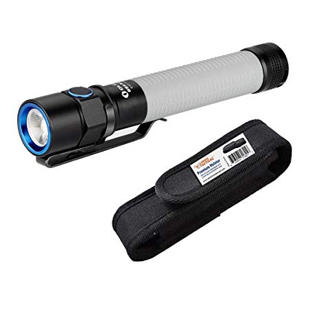 Olight S2A 550 Lumen Cree XM-L2 LED Tactical Flashlight with LumenTac Holster (Gray)