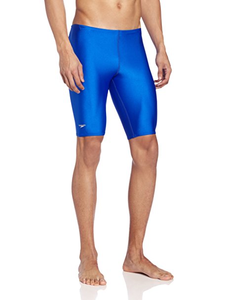 Speedo Men's PowerFLEX Eco Solid Jammer Swimsuit