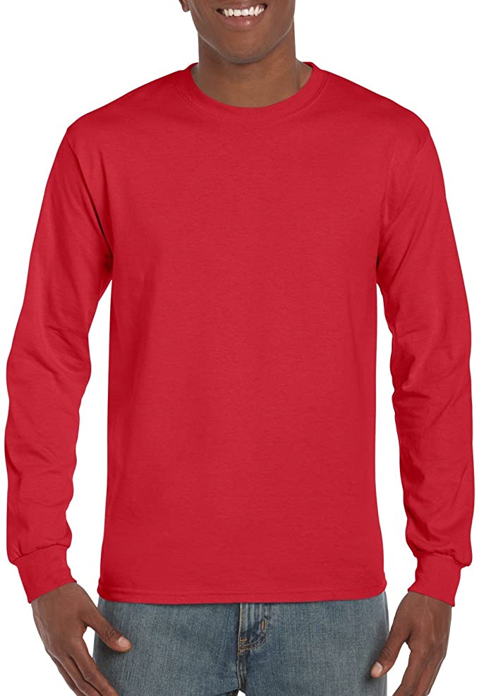 Gildan Men's Ultra Cotton Long Sleeve T-Shirt, Style G2400