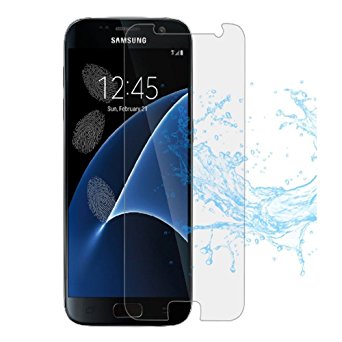 Samsung Galaxy S7 Screen Protector, Tempered Glass Screen Protector with [9H Hardness][Easy Bubble-Free Installation][Anti-Scratch][Anti-Fingerprint] for Samsung Galaxy S7 [2-Pack]