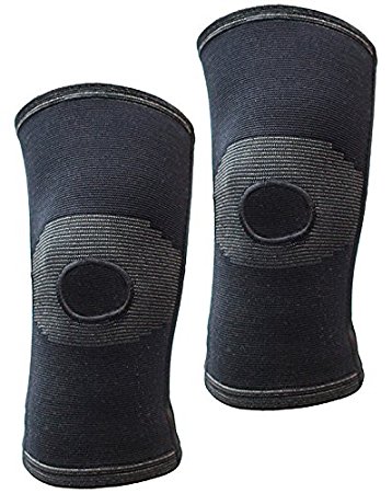 Thirty48 Knee Support Brace-Open patella-dual coil spring support stabilizers, relieves joint pain from ACL, MCL,PCL injury recovery, Arthritis, Sports. Knee protector Relieves Pain Symptoms