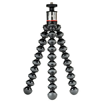 JOBY GorillaPod 500. Compact Tripod Stand for Sub-Compact, Point & Shoot, and 360 Cameras. Supports up to 1lb (500g). Black/Charcoal