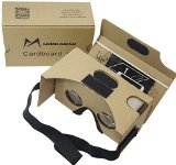 MINKANAK Google Cardboard Kit V2 Virtual Reality Viewer with Head Strap and NFC