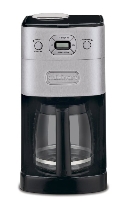 Cuisinart DGB-625BC Grind-and-Brew 12-Cup Automatic Coffeemaker Brushed Metal