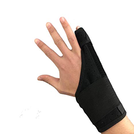 Ultrafun Trigger Finger Splint Brace Support Breathable Wrist and Thumb Fracture Finger Stabilizer Brace Sleeves for Pain Relief, Carpal Tunnel Arthritis Tendonitis (Pinky Finger)