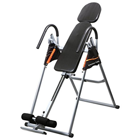 Yaheetech 300 Lb 180 Degree Adjustable Inversion Therapy Exercise Table with Foam Pad