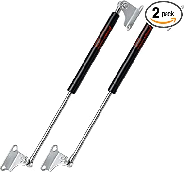 20 inch Gas Spring Struts Shocks, 100Lb/445N Per Lift Support with L-type Mounts for Heavy Duty Toolbox Storage Trunks Storage Chests TV Cabinets RV Bed Cover Floor Hatch Door Lids by Pamagoo