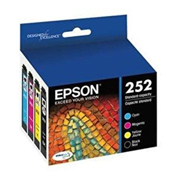 Epson DURABrite Ultra Ink T252 Ink Cartridge - Cyan, Black, Magenta, Yellow