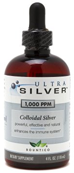 Ultra Silver Colloidal Silver 1000 PPM - 4 Oz