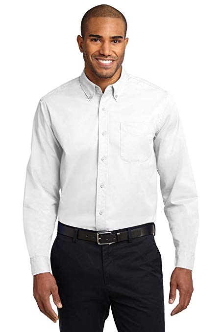 Men's Long Sleeve Wrinkle Resistant Easy Care Shirts in Regular, Big & Tall