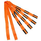 Attmu Lifting and Moving Straps for Lifting Furniture TV Wardrobe and Beds Orange 1 Pair