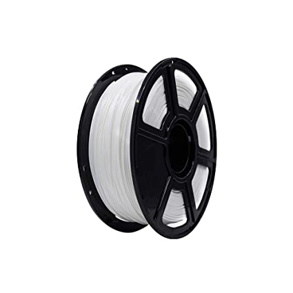 Flashforge PLA 1.75mm 3D Printer Filaments 1kg Spool-Dimensional Accuracy  /- 0.05mm for Finder and Creator Pro (White)
