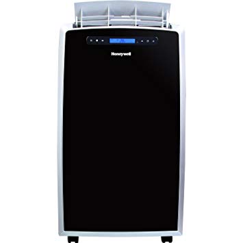 Honeywell Eco-Friendly Quiet Running 4-In-1 Portable 14,000 BTU Air Conditioner, Heat Pump (12,000 BTU), Dehumidifier, Fan and Dehumidifier with No Bucket, No-Drip Design Using Auto-Evaporation System, Digital LCD Display, & Automatic Shutoff Timer, Washable Pull-Up 3M Electrostatic Filter, Castor Wheels and Window Venting Kit Included