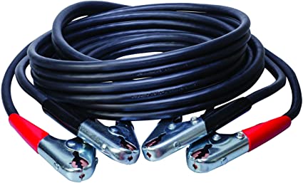 Road Power 88620108 25-Feet, 2-Gauge Commercial-Duty Booster Cable Car Battery Jumper Cable