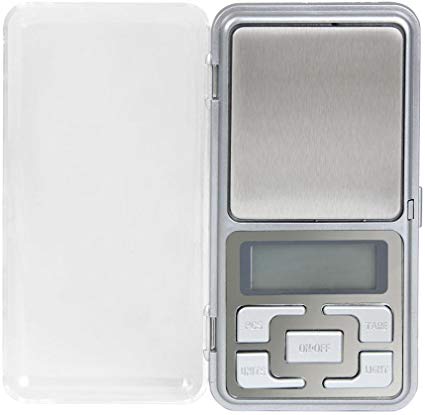 E-SCENERY 500g x 0.1g LCD Precision Digital Scales, Portable Electronic scale for Kitchen Food And Gold Jewelry