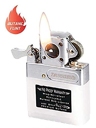 Butane Pipe Lighter Insert for Flip-top Lighters Type P