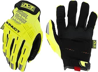 Mechanix Wear SMP-91-008 : Hi-Viz M-Pact Work Gloves