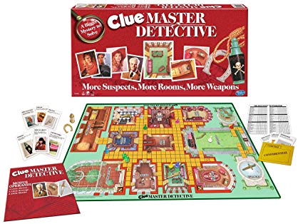 Winning Moves  Clue Master Detective - Board Game, Multi-Colored