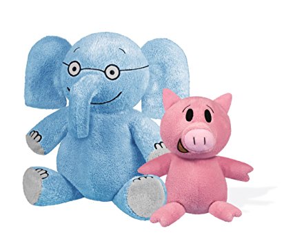 Elephant 7" & Piggie 5" Soft Toys