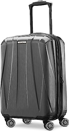 Samsonite Centric 2 Hardside Expandable Luggage with Spinner Wheels, Charcoal, Carry-On 20 Inch