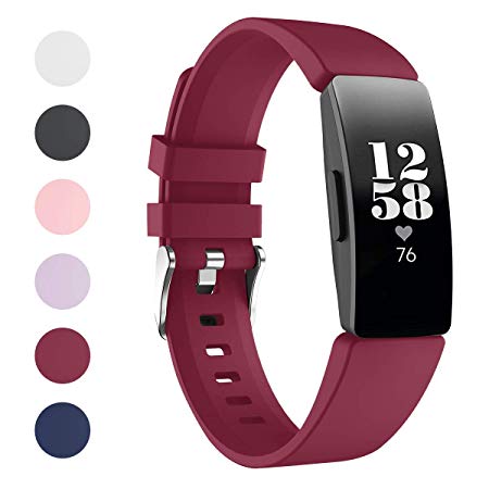 Kartice Compatible with Fitbit Inspire Bands/Fitbit Inspire HR Band,Adjustable Soft Silicone Sports Replacement Accessories Bands for Fitbit Inspire/Inspire HR Fitness Tracker.