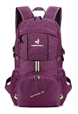 NEEKFOX Lightweight Packable Travel Hiking Backpack Daypack,35L Foldable Camping Backpack,Ultralight Outdoor Sport Backpack