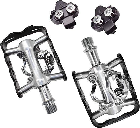 Eltin EP5102 MTB Bike Pedals with Cleats Compatible SPD MIXTO