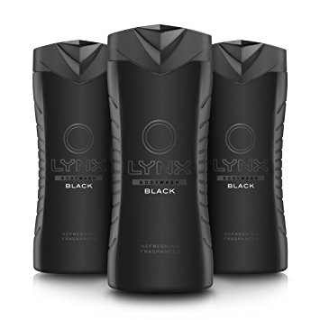 Lynx Black Shower Gel 400 ml - Pack of 3