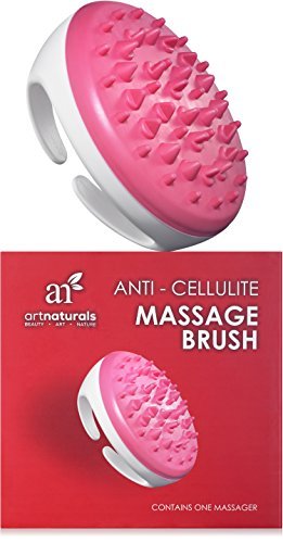 Art Naturals Cellulite Massager & Remover Brush Mitt - Best Natural Solution for Eliminating Cellulite on Arms, Legs, Thighs & Body - Ergonomic Design for Gentle & Effortless Massaging & Exfoliating