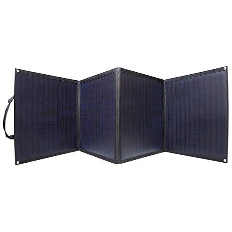 Lensun 160W (4 x 40W) 12V Flexible Folding Solar Panel Kit for RV, Caravan, Motorhomes Outdoor Charge