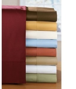 Luxurious GOLD Solid / Plain, CAL KING Size, 300 Thread Count Ultra Soft Single-Ply 100% Egyptian Cotton 4 Piece Bed Sheet Set (Extra Deep Pocket) - includes 300TC Flat, Fitted Sheet and 2 Pillow Cases