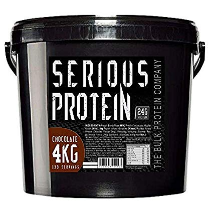 The Bulk Protein Company - Serious Protein Powder - Chocolate Flavour, 4kg