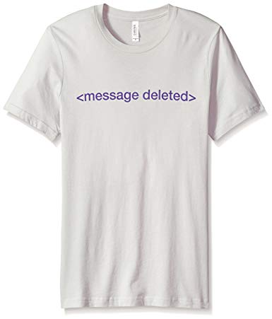 Message Deleted Men's Tee