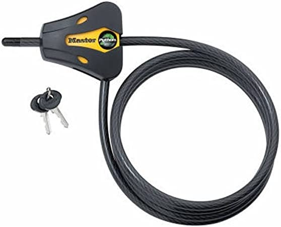 Master Lock Python 5/16 in. Dia. x 72 in. L Vinyl Coated Steel Adjustable Locking Cable