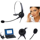 ELEGIANT RJ11 Telephone Headset Noise Cancelling Microphone Earphone Headphone For Desk Phones