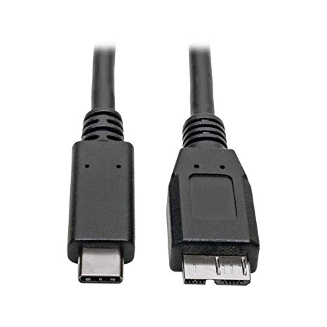 TRIPP LITE USB C to Micro-B Cable 3.1 Gen 1, 5 Gbps USB Type C, 6' (U426-006)