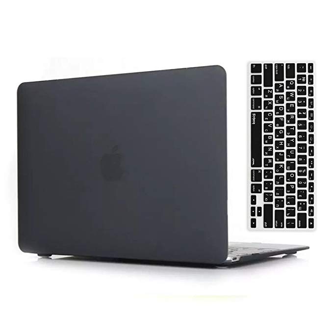 MacBook Pro Retina 15-inch Case, Soundmae 2in1 Matt Hard Protector Case Snap Protective Cover   Keyboard Skin for Macbook Pro 15.4" Retina[A1398] - Matt Black