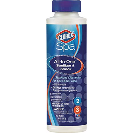CLOROX Pool&Spa 23014CSP All-in-One Sanitizer, Blue