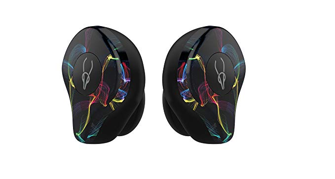 3D Clear Sound True Wireless Earbuds Blutooth 5.0 TWS Stereo Earphones A week's Endurance with Built-in Mic and Charging Case for iPhone, Samsung, iPad, Android(Dancer)