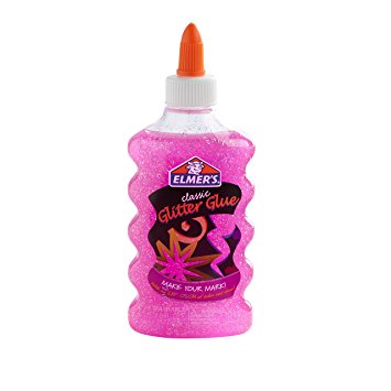 Elmer's Liquid Glitter Glue, Washable, Pink, 6 Ounces, 1 Count