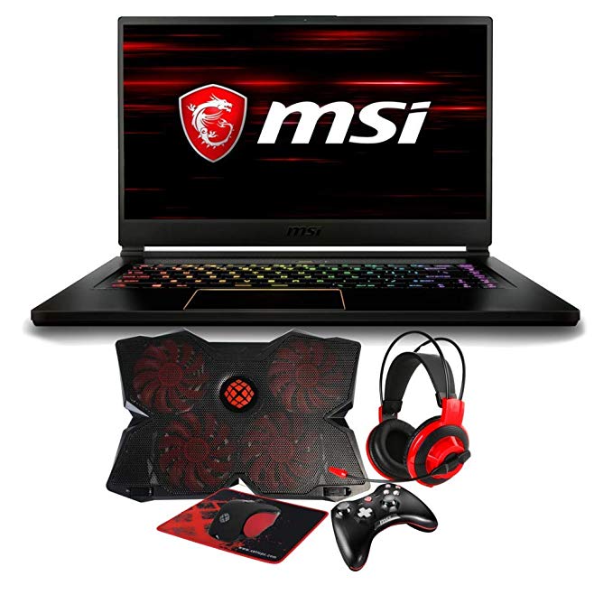 MSI GS65 Stealth THIN-053 Essential (i7-8750H, 32GB RAM, 1TB NVMe SSD, NVIDIA GTX 1070 8GB, 15.6" Full HD 144Hz 7ms, Windows 10 Pro) VR Ready Gaming Laptop