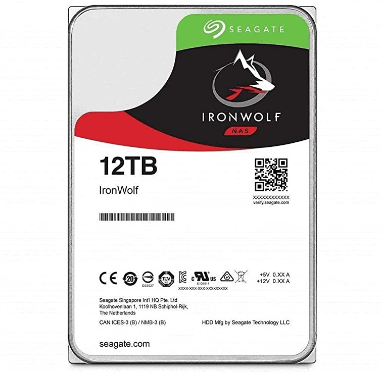 Seagate IronWolf 10TB NAS Internal Hard Drive HDD – 3.5 Inch SATA 6Gb/s 7200 RPM 256MB Cache RAID Network Attached Storage Home Servers - Newest Model (ST10000VN0008)